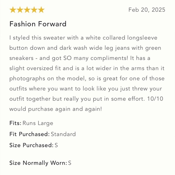 NWT Size L - Daily Practice Cotton Le Tour Crop Crew-Neck Sweater - Picture 16 of 16